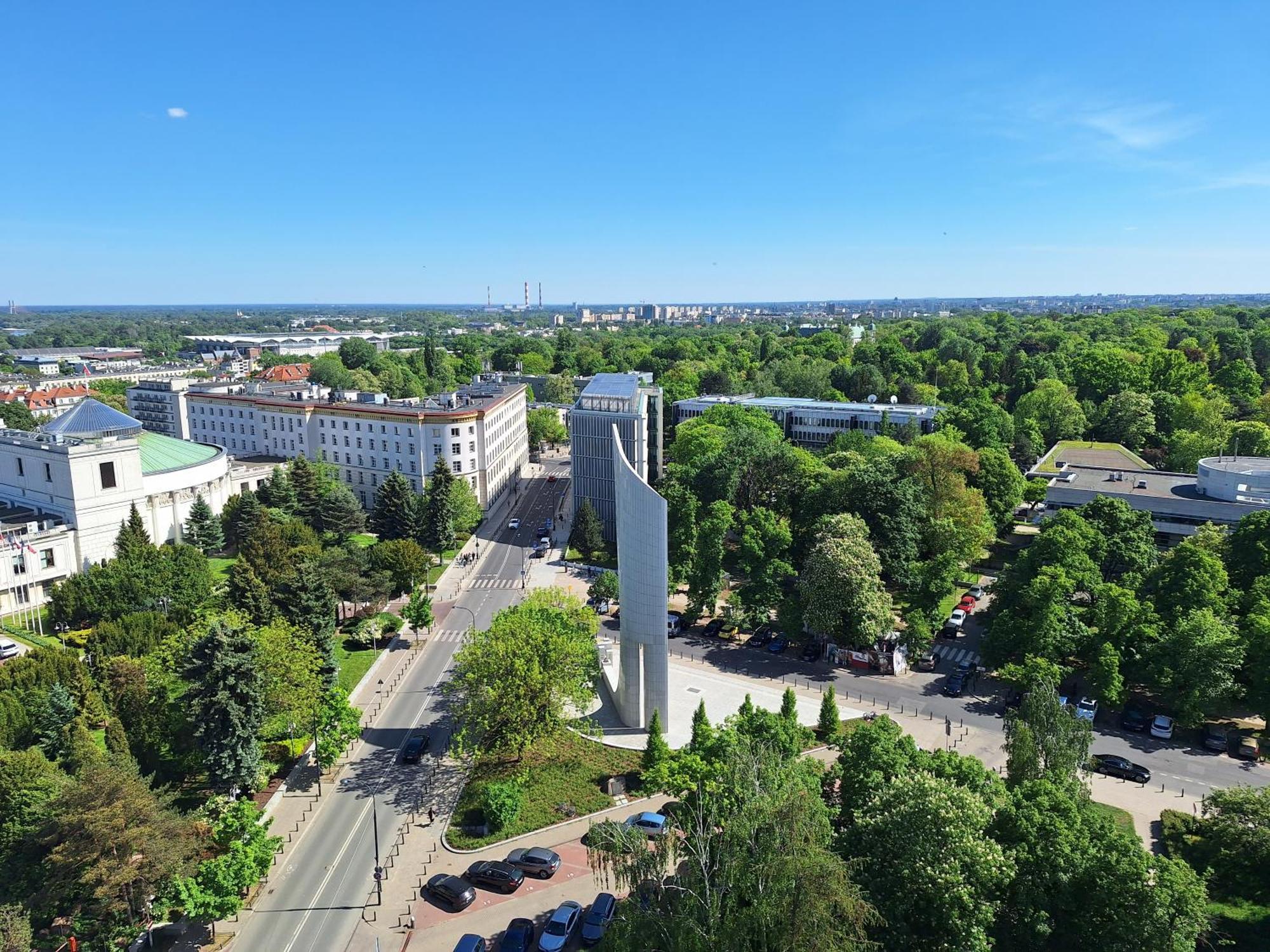 Apartament Wiejska 9 Warschau Buitenkant foto