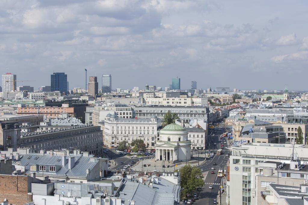 Apartament Wiejska 9 Warschau Buitenkant foto